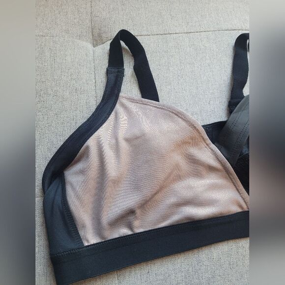 Lukka Lux Cowabunga! Sports Bra Assymetrical Metallic Rose Gold Athletic Large - Picture 6 of 8